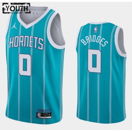 Dres Charlotte Hornets Miles Bridges 0 2020-21 Jordan Brand Icon Edition Swingman - Dječji
